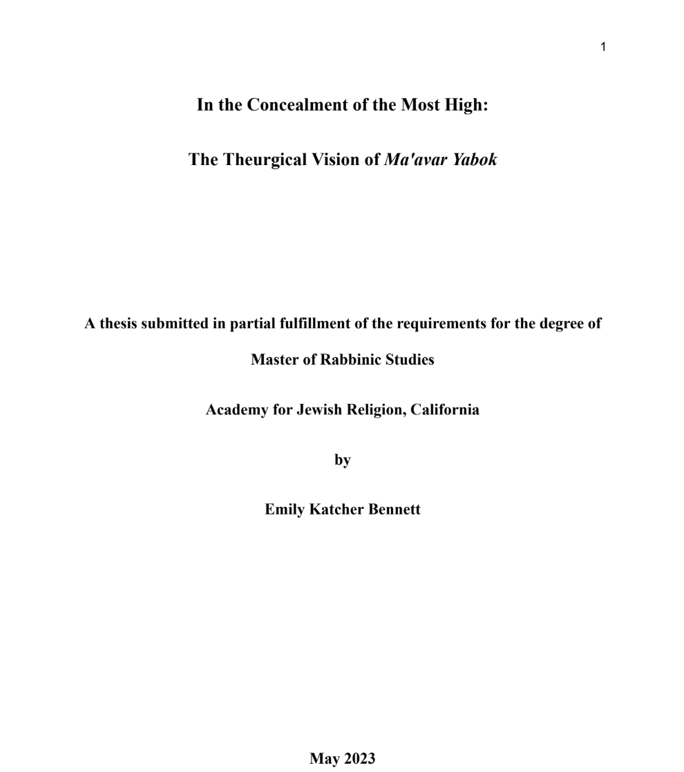 Religion Dissertation