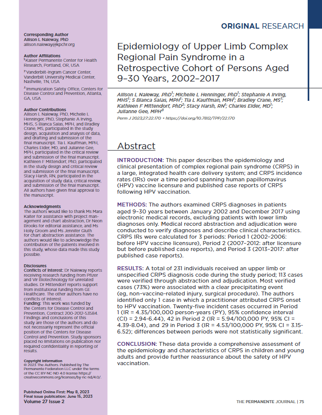 Life Sciences Journal Article